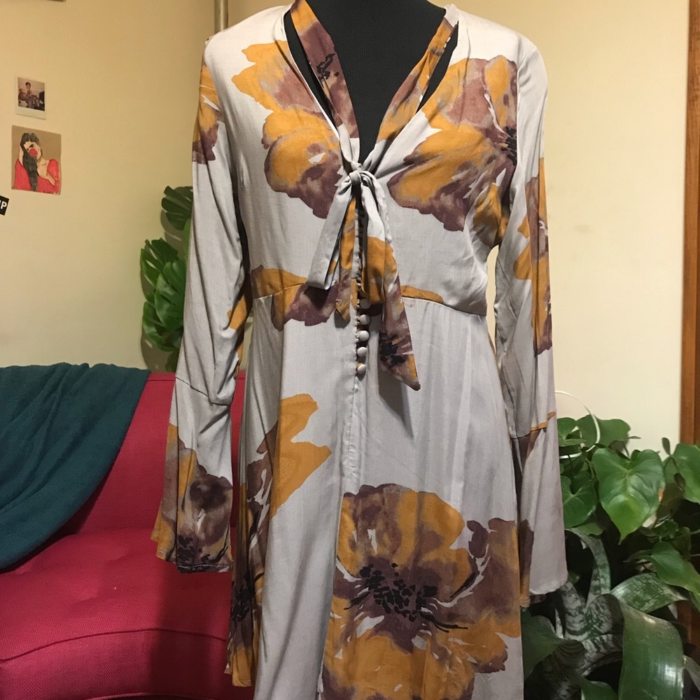 XL Honey Punch Floral Dress